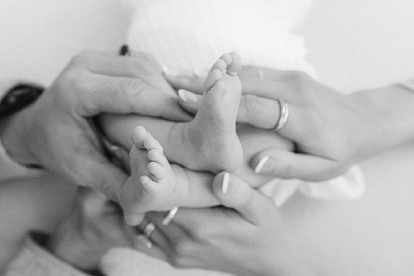 a newborn photoshoot details