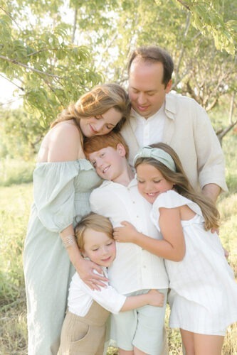 peach tree photos of the whole family